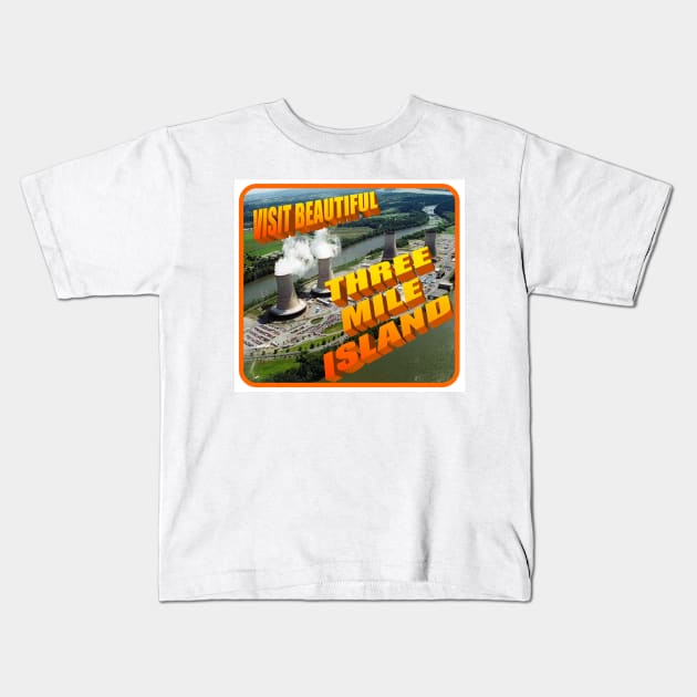 Visit Beautiful Three Mile Island Kids T-Shirt by Starbase79